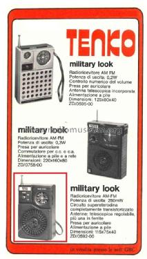 Military Look Unknown 3; Tenko HK Ltd., (ID = 3078346) Radio