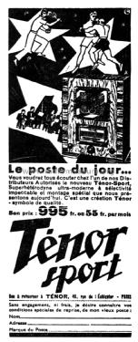 Ténor-Sport T36A; Ténor, Compagnie (ID = 2668441) Radio