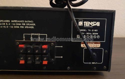 Stereo Amplifier TA-2160; Tensai brand (ID = 2984634) Ampl/Mixer