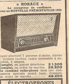 Horace ; Teral; Paris (ID = 506041) Radio