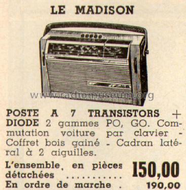 Madison ; Teral; Paris (ID = 531494) Radio