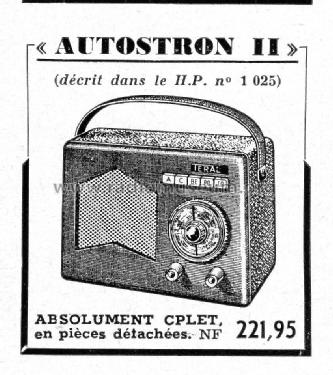 Autostron II ; Teral; Paris (ID = 2732171) Radio