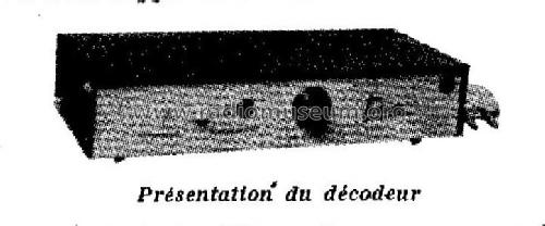 Décodeur stéréophonique FM multiplex à transistors ; Teral; Paris (ID = 2996405) mod-past25