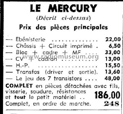 Mercury ; Teral; Paris (ID = 2738257) Radio