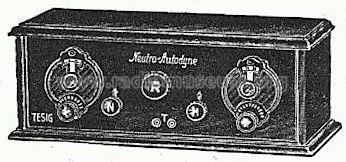 Neutro-Autodyne III; Tesig; Wien (ID = 811548) Radio