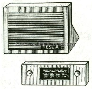 Elektron 2107 B; Tesla; Praha, (ID = 518244) Autoradio