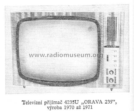 Orava 235 4235U; Tesla; Praha, (ID = 301488) Television