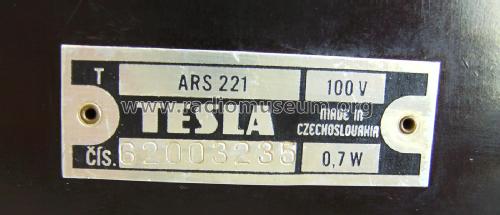 ARS 221; Tesla; Praha, (ID = 3120113) Wired-W