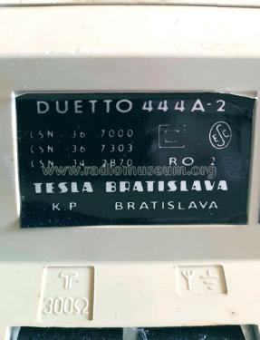 Duetto 444 A-2; Tesla; Praha, (ID = 3113705) Radio