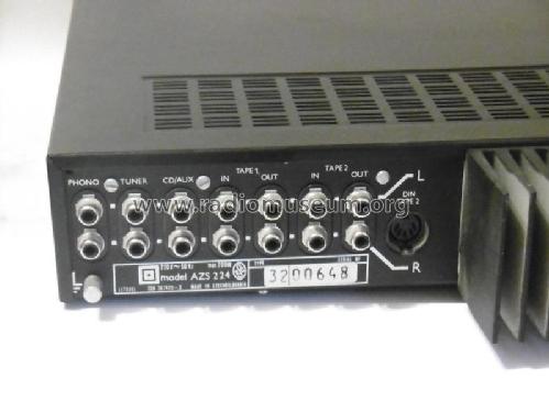 Integrated Stereo Amplifer AZS224; Tesla; Praha, (ID = 1895257) Ampl/Mixer