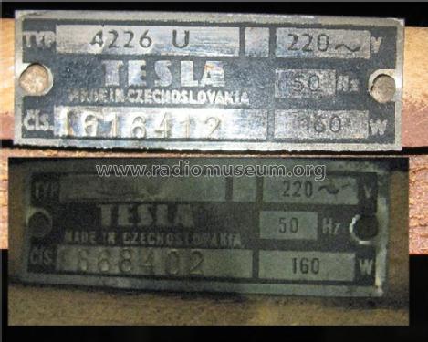 Orava 226 4226U; Tesla; Praha, (ID = 1397601) Televisore