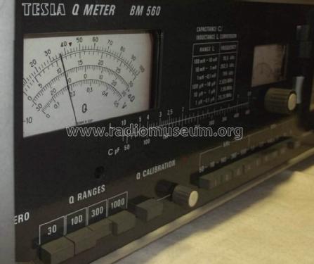 Q-Meter Gütefaktormesser BM560; Tesla; Praha, (ID = 1374493) Equipment