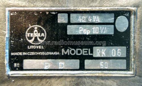RK-06; Tesla; Praha, (ID = 1704395) Altavoz-Au