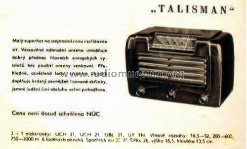Talisman ; Tesla; Praha, (ID = 2097304) Radio