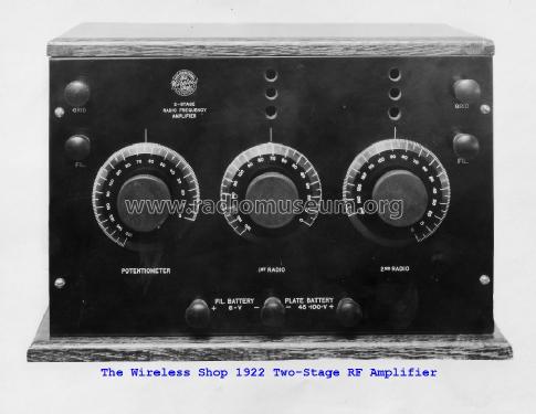 Two Step RF Amplifier ; The Wireless Shop, A (ID = 962903) RF-Ampl.