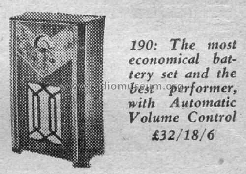 Chevron 190 ; Thom & Smith Pty. (ID = 2032539) Radio