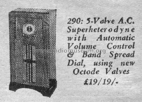 Tasma M290; Thom & Smith Pty. (ID = 2032538) Radio