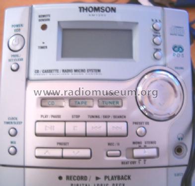 CD/Cassette Radio Micro System AM1250; Thomson marque, (ID = 1184056) Radio