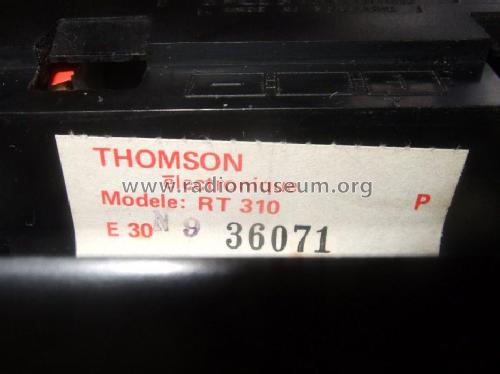 RT310; Thomson marque, (ID = 1071451) Radio