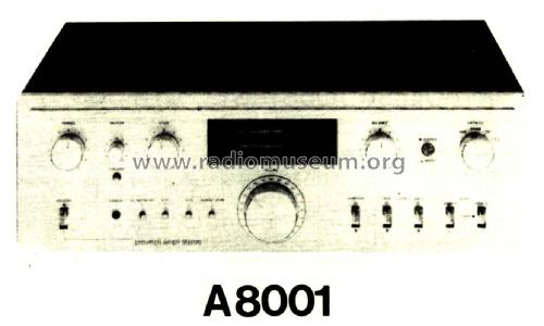 Amplificador Estereofónico A-8001; Thomson Española S.A (ID = 2483918) Ampl/Mixer