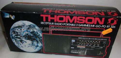 3 Band - Recepteur Radio Portable 3 Gammes MF-GO-PO RT326; Thomson marque, (ID = 1759102) Radio