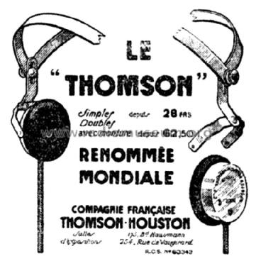 Casques et Écouteurs 'Thomson' ; Thomson marque, (ID = 2096613) Lautspr.-K