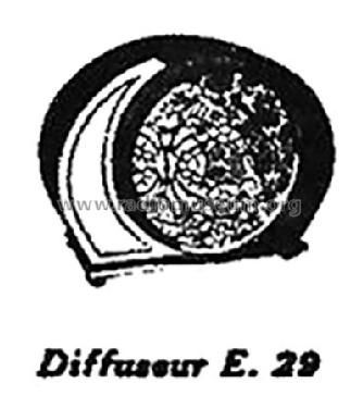 Diffuseur E.29; Thomson-Houston, (ID = 2529073) Parlante