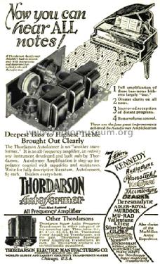 Audio Frequency Transformer 2 : 1; Thordarson Electric (ID = 1374843) Radio part