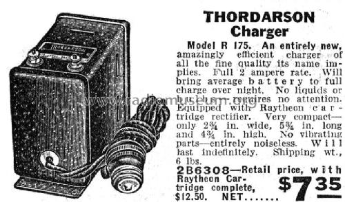 Charger R175; Thordarson Electric (ID = 460401) Power-S