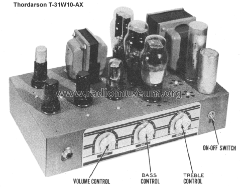 T-31W10-AX ; Thordarson Electric (ID = 1499848) Ampl/Mixer