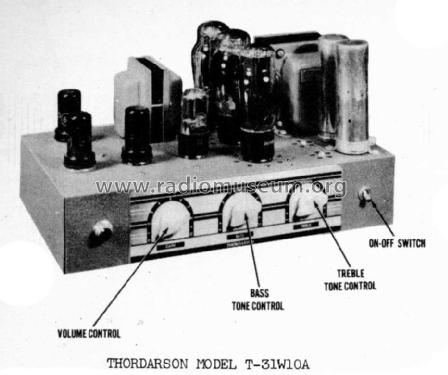 T-31W10A ; Thordarson Electric (ID = 917482) Verst/Mix