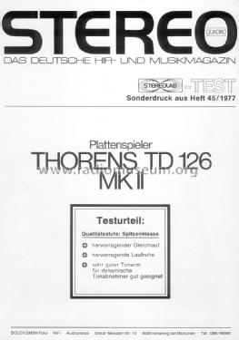 TD126; Thorens; Lahr (ID = 1598526) R-Player