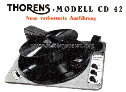 Concert CD42; Thorens SA; St. (ID = 2356546) R-Player
