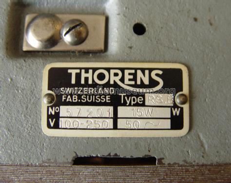 RS-B; Thorens SA; St. (ID = 2512833) Enrég.-R