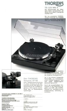 TD320MKII; Thorens SA; St. (ID = 2378628) Enrég.-R