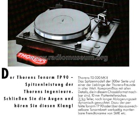 TD320MKII; Thorens SA; St. (ID = 2381170) Enrég.-R