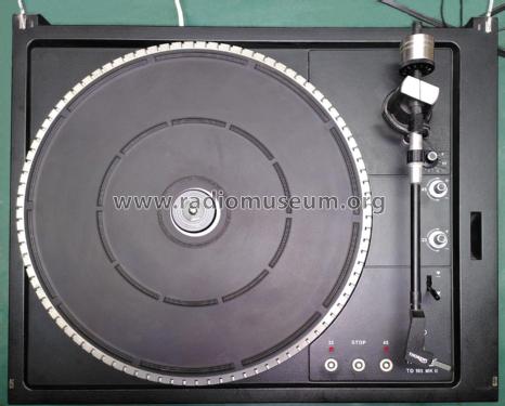 TD-105 MKII; Thorens SA; St. (ID = 2657393) R-Player