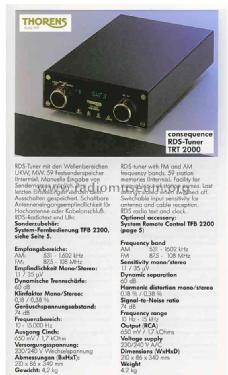 TRT2000; Thorens SA; St. (ID = 668737) Radio