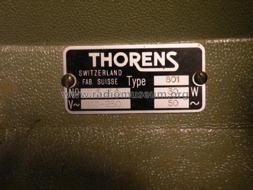 Valise 801; Thorens SA; St. (ID = 2758415) R-Player