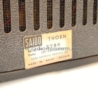 Stereo Amplifier SA100; Thorn Electrical (ID = 2923352) Verst/Mix