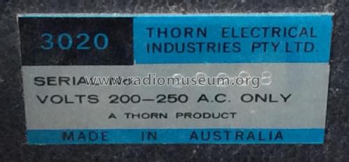 Mains Transistor Dual Speaker 3020; Thorn Electrical (ID = 2932633) R-Player