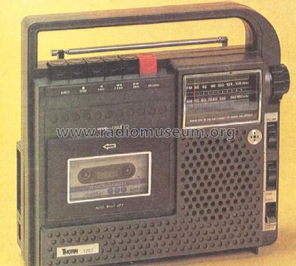 Solid State FM AM Cassette Radio Recorder 1203; Thorn Electrical (ID = 2715057) Radio