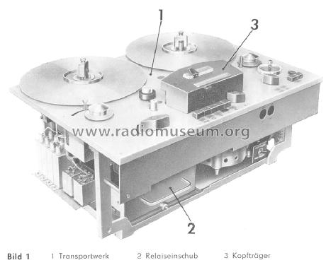 Studio-Magnetbandlaufwerk T211; Thurow KG, Berlin (ID = 1303165) R-Player