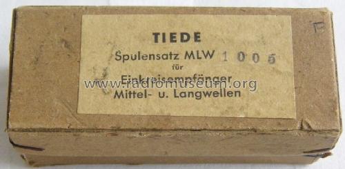 Spulensatz MLW 1005; Tiede, Otto; Berlin- (ID = 1326984) mod-past25