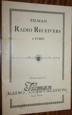 Factory Brochure ; Tilman Radio Corp.; (ID = 1861240) Paper