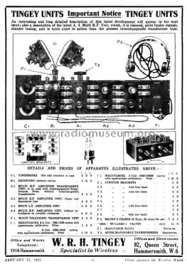 The Tingey Unit System ; Tingey Wireless, W.R (ID = 2663334) Amateur-R