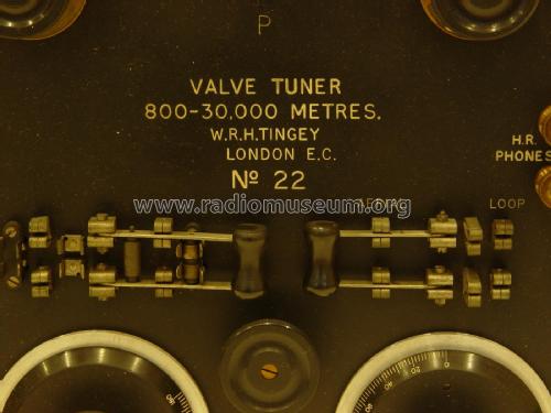 Valve Tuner 22; Tingey Wireless, W.R (ID = 2394485) Radio