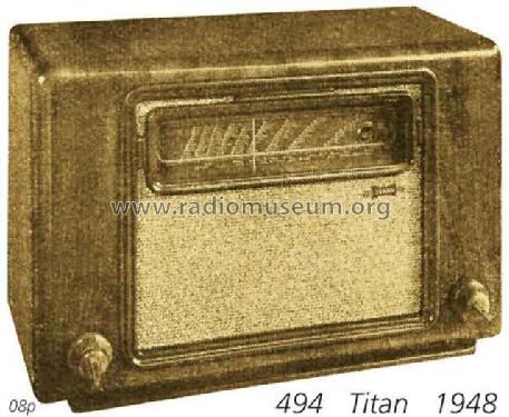 494; Titan AG; Zürich (ID = 2525) Radio