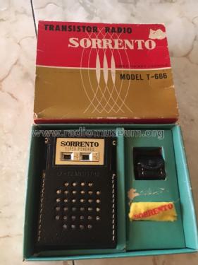 Sorrento Super Powered 6 Transistor T-666; Unknown - CUSTOM (ID = 2316265) Radio