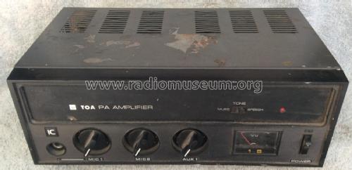 PA Amplifier TA-301; Toa Electric Co., (ID = 2890030) Ampl/Mixer